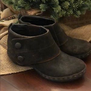 Merrell Brown Leather Low Ankle Booties